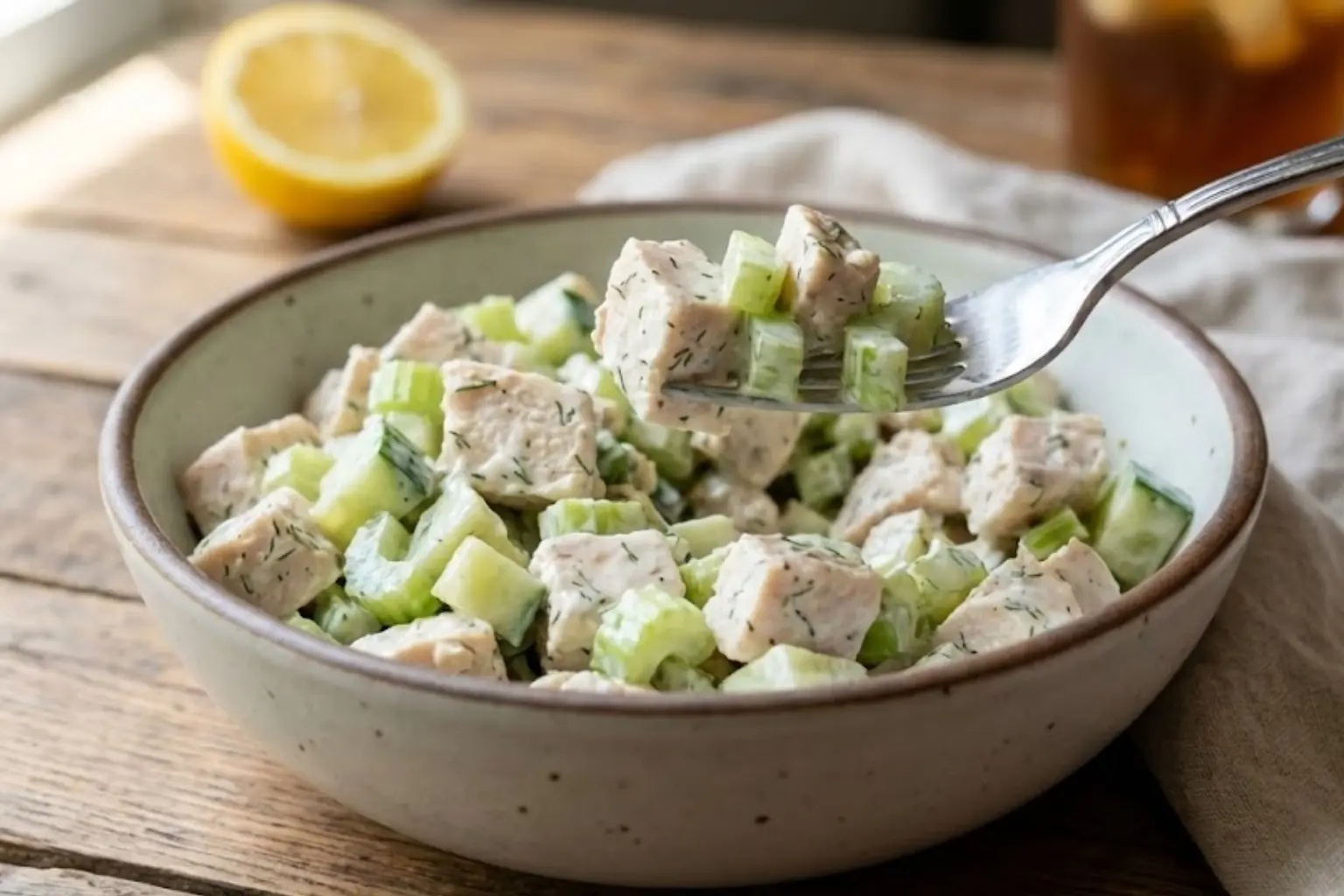 This High-Protein Chicken Salad Lunch Doesn’t Feel Heavy