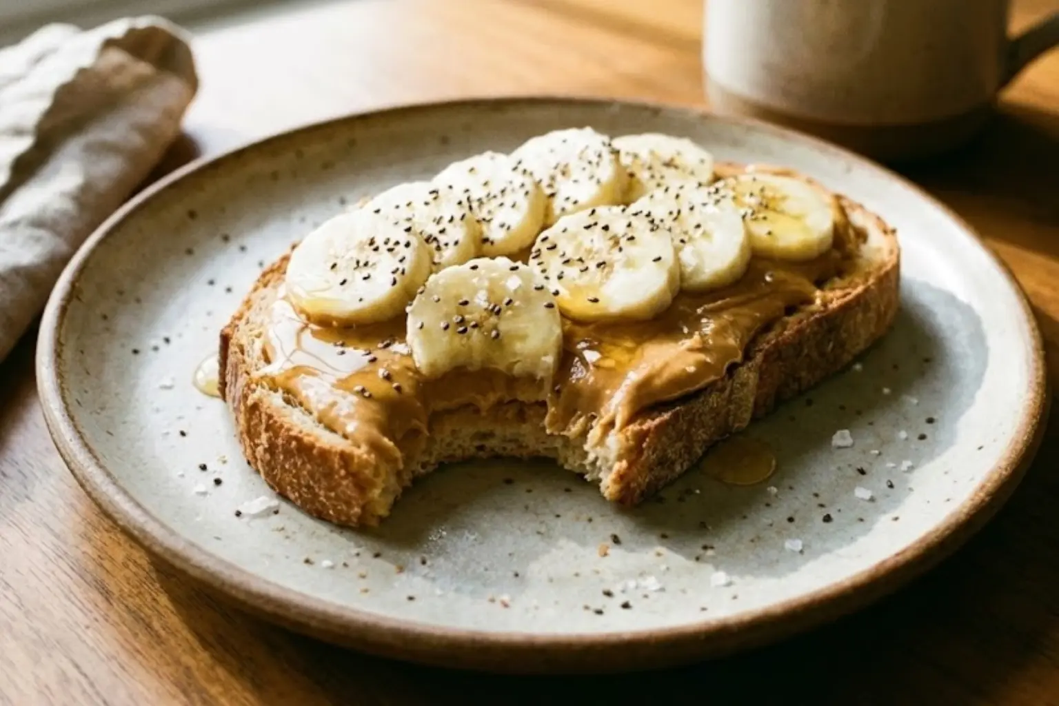 Peanut Butter Banana Toast
