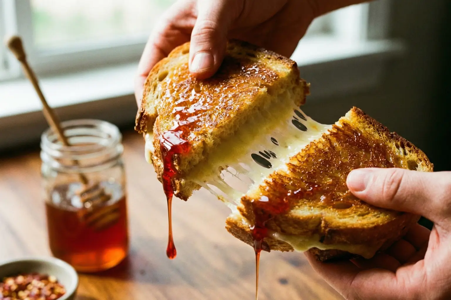 Stop Eating Plain Grilled Cheese. This Swicy Honey Hack Ruined Regular Sandwiches For Me Forever