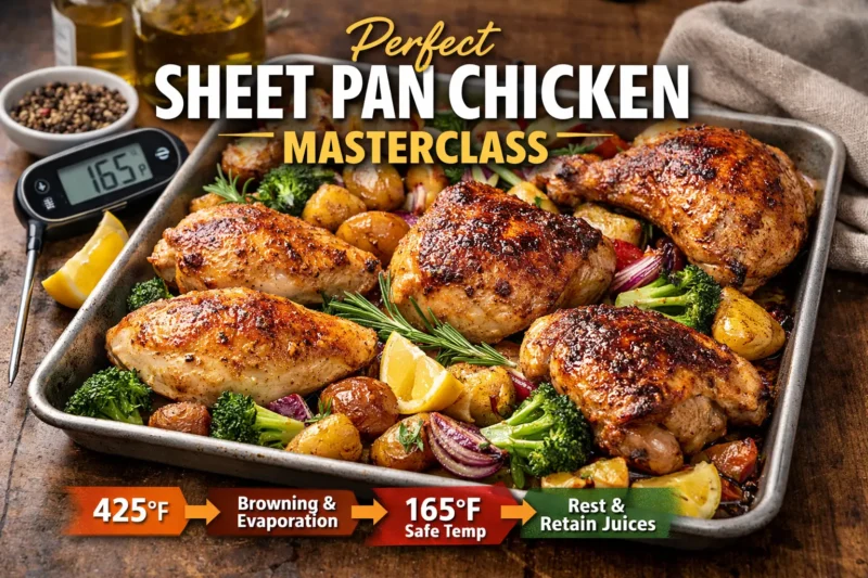 Sheet Pan Chicken: Complete Guide to Temperature, Timing & Techniques
