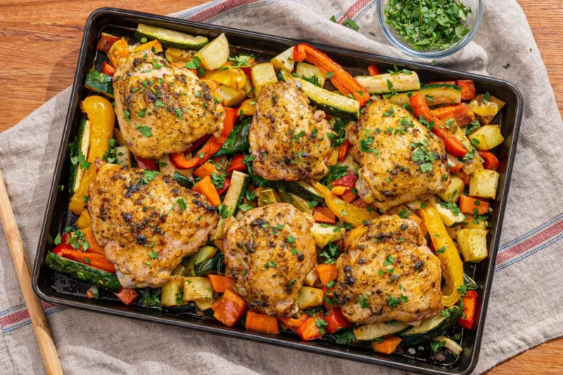 Sheet Pan Chicken with Roasted Vegetables